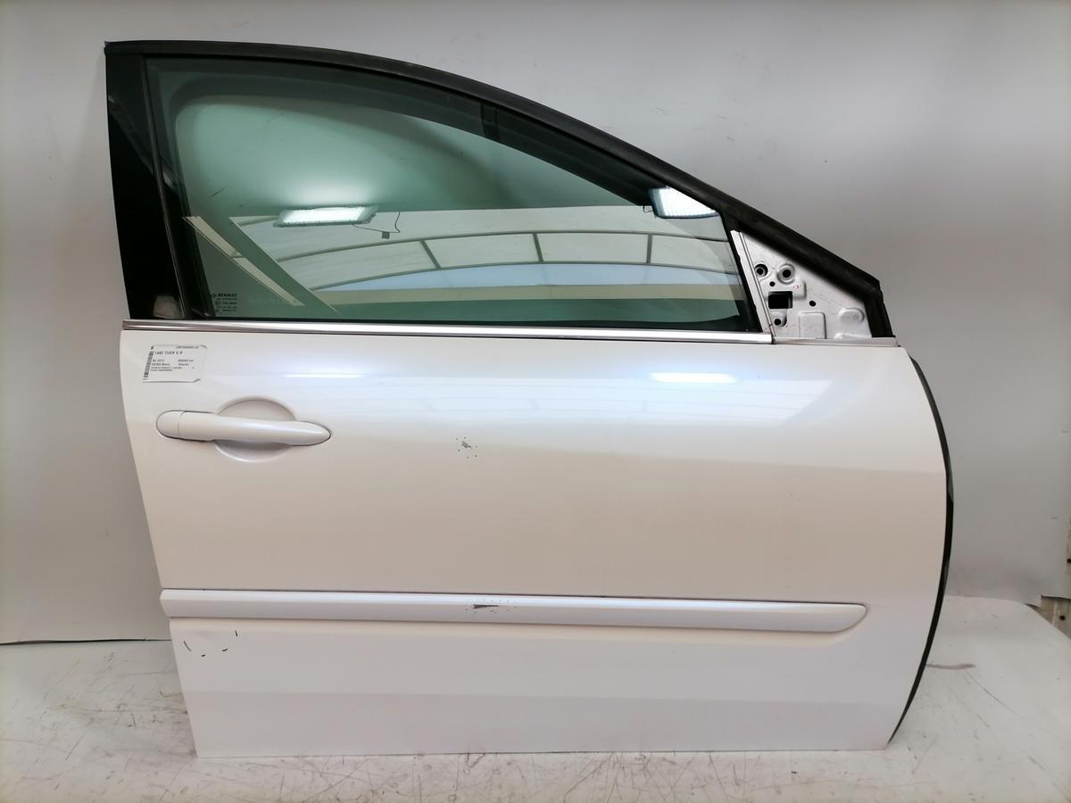 Renault Laguna 3 original T&uuml;r vorn rechts OV369 Blanc Glacier Rohbau BJ13